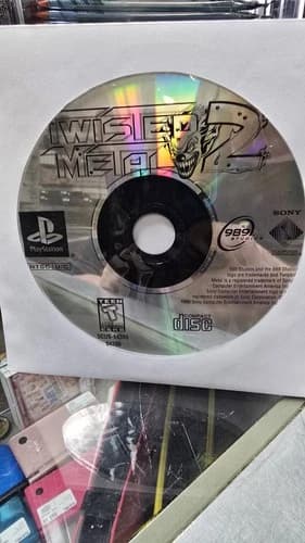 Twisted Metal 2 - PlayStation 1, PS1 - Disc Only - Tested