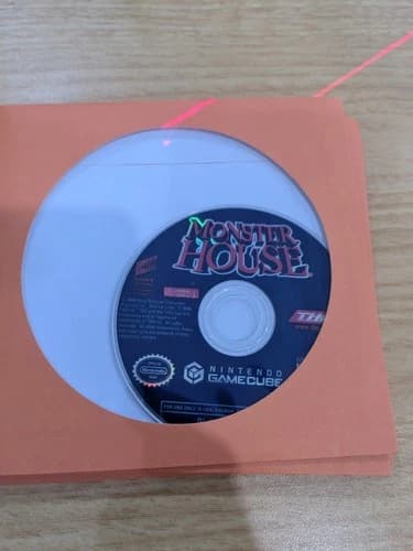 D1 Monster House - Nintendo GameCube, GC - Resurfaced - Disc Only
