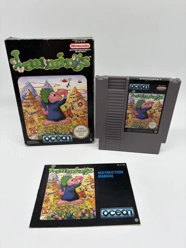 Nintendo NES Lemmings - CiB Complete (Module NW), Collectors Condition from Dealer!