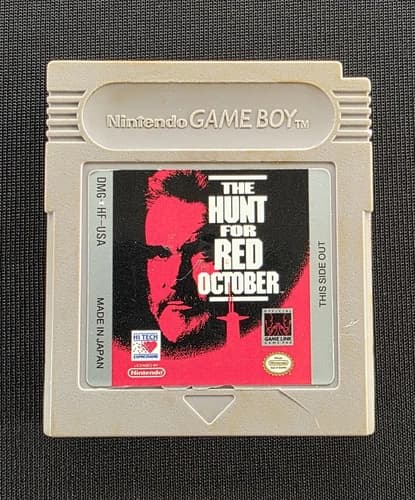 The Hunt for Red October (Nintendo Gameboy) Cartridge Tested