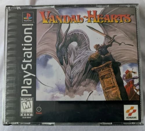 Vandal Hearts (PS1, PlayStation) Complete – Tested – Konami Tactical RPG