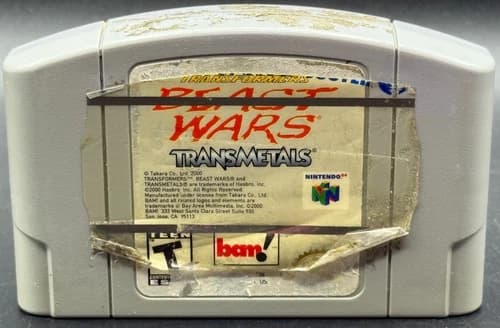 Transformers Beast Wars Transmetals Nintendo 64 N64 Game Only Authentic