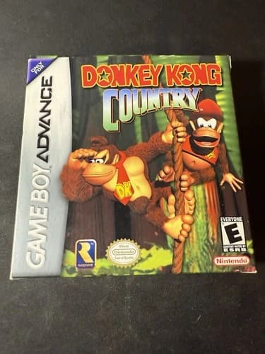 Donkey Kong Country 1 (Game Boy Advance GBA,2003) COMPLETE CIB Authentic Tested!