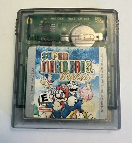 Super Mario Bros. Deluxe Game Boy Color Nintendo GBC Tested Cleaned