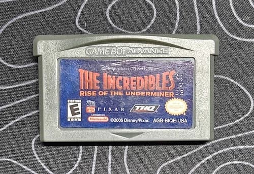 Disney The Incredibles: Rise of the Underminer Game Boy Advance Cartridge Only