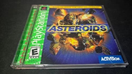 Asteroids GH Activision Sony Playstation 1 PS1 LN perfect COMPLETE+reg card!