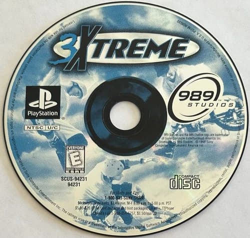 3Xtreme (Sony PlayStation 1, PS1) DISC ONLY | NO TRACKING | M2296