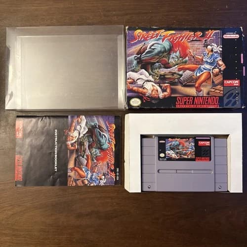 Street Fighter II (Super Nintendo SNES) Complete - Tested - Authentic