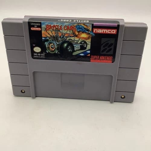 Battle Cars (Super Nintendo SNES, 1993) Authentic!
