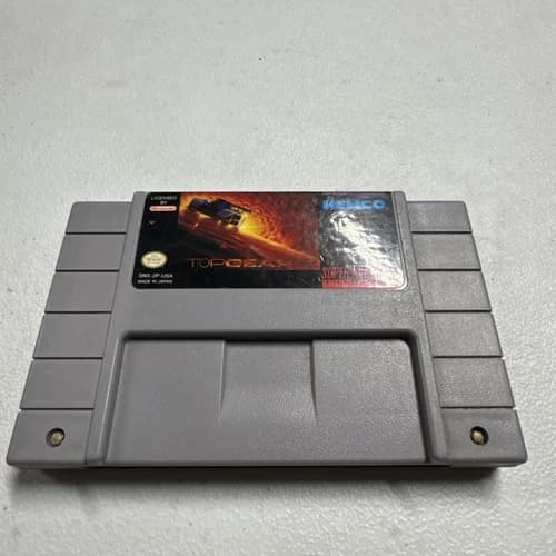 Top Gear 2 (Super Nintendo Entertainment System, 1993) Cart Only- Tested