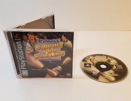 Brunswick Circuit Pro Bowling Sony PlayStation 1 1998 PS1 CiB Complete w/ Manual