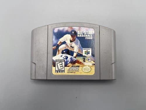 N64 All-star Baseball 2000 (Nintendo 64, 1997) Game *Pre-owned* Free Shipping