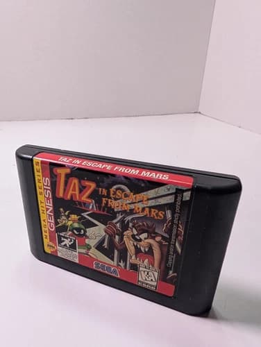 Taz in Escape From Mars (Sega Genesis, 1994) Cartridge Only - Tested
