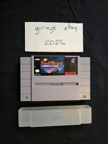 RARE, Great Condition - Soul Blazer (SNES) Super Nintendo - Tested
