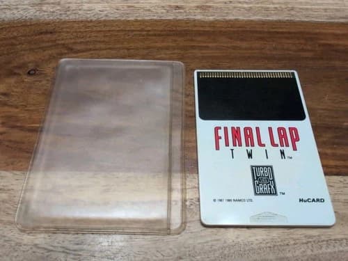 Final Lap Twin (TurboGrafx-16, 1989) TG 16 - Tested!