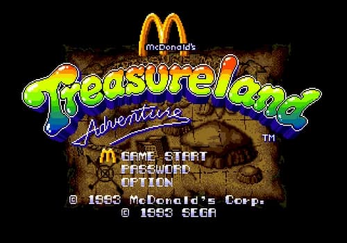 Mcdonald's Treasure Land Adventure - Sega Genesis Game Only