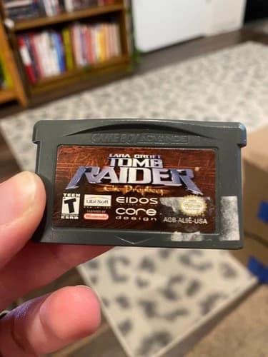 Tomb Raider: The Prophecy (Nintendo GameBoy Advance, 2002) Tested - cartridge