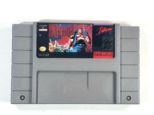 Blackthorne (Super Nintendo Entertainment System, 1994) SNES Authentic Tested