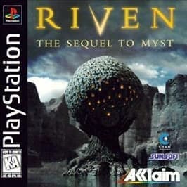 Riven The Sequel to Myst PS1 Sony PlayStation 1 1997 Complete Adventure Game