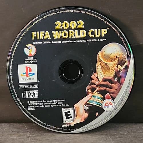2002 FIFA World Cup PlayStation 1 PS1 Game Disc
