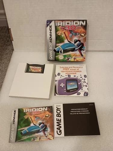 Iridion 3D (Nintendo Game Boy Advance, 2001) Complete CIB