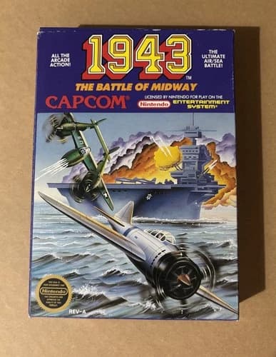 Nintendo NES 1943 The Battle of Midway Complete CIB