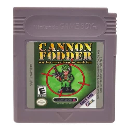 Cannon Fodder (Nintendo Game Boy Color) GBC