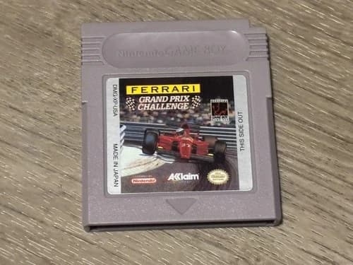 Ferrari Grand Prix Challenge Nintendo Game Boy Cleaned & Tested Authentic
