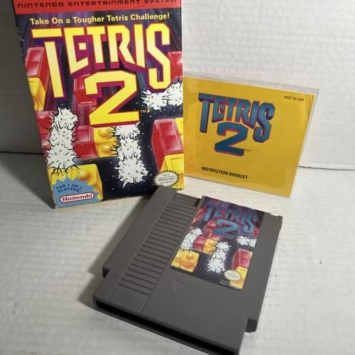Tetris 2 (Nintendo Entertainment System, 1993) - Complete in Box CIB