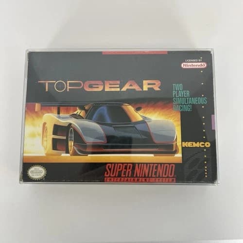 Top Gear (Super Nintendo Entertainment System, 1992) SNES Complete CIB