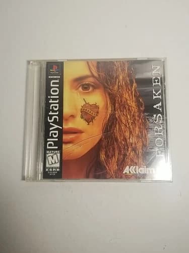 Forsaken (Sony PlayStation 1 PS1, 1998) COMPLETE Manual CIB Tested