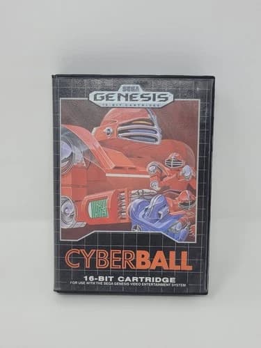 Cyberball (Sega Genesis, 1990) Complete CIB Tested Free US Shipping See Store!