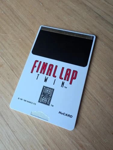 Final Lap Twin (TurboGrafx-16, 1989) Cartridge Only
