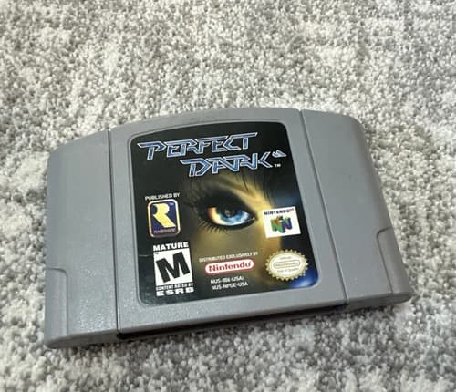 Perfect Dark for Nintendo 64 N64 - Rareware - M Mature - NTSC-U/C