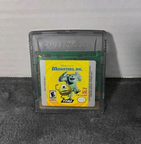 Monsters, Inc. (Nintendo Game Boy Color, 2001) Authentic Cartridge Only - Tested