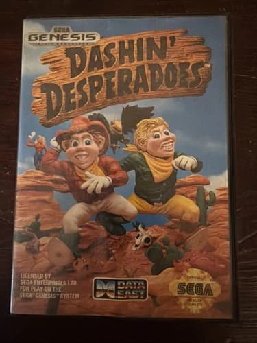 Dashin' Desperadoes (Sega Genesis, 1993) CIB Tested Works