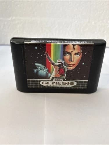 Michael Jackson's Moonwalker Sega Genesis Retro Vintage Game Only