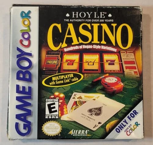 2000 Hoyle Casino Nintendo Gameboy Color Boy GBC Game Complete w/ Manual CIB