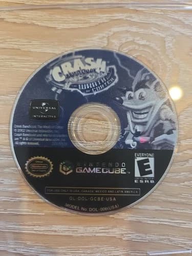 Crash Bandicoot: The Wrath of Cortex (Nintendo GameCube, 2002) Disc Only