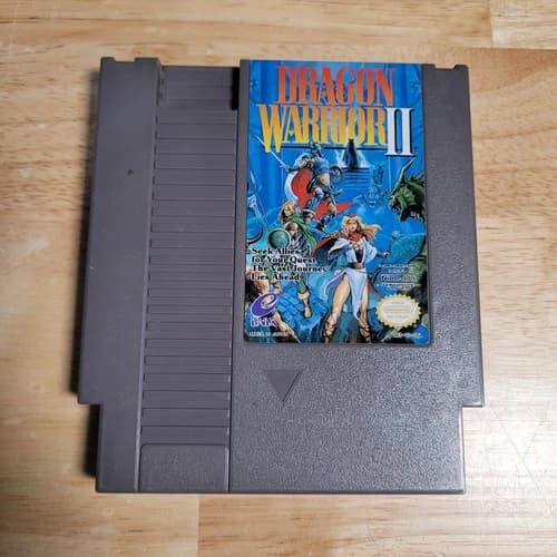 Dragon Warrior II Nintendo Entertainment System, 1990 NES - Tested