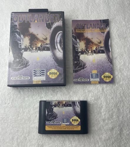 Outlander (Sega Genesis, 1992) Complete - CIB - Cleaned - Tested - Free Ship