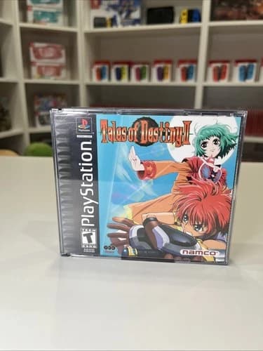 Tales of Destiny II 2 PS1 2001 CIB Complete W Manual Reg Card Almost Excellent