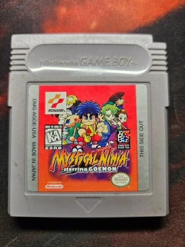 Mystical Ninja Starring Goemon Nintendo Game Boy Authentic Tested, Rare!