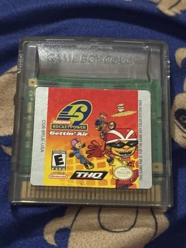 Nintendo Gameboy color ROCKET POWER GETTING AIR GBC Nickelodeon Tested Authentic