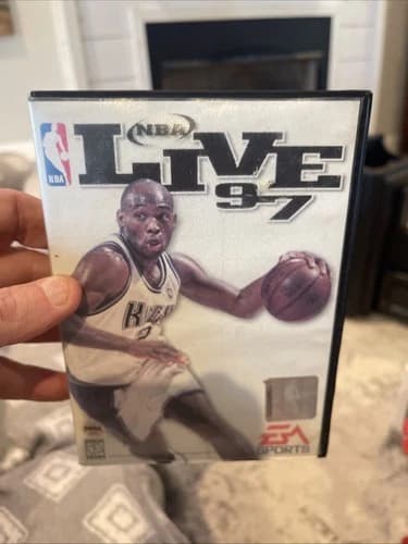 COMPLETE CIB NBA Live 97 Sega Genesis Game Tested & Working FREE SHIPPING