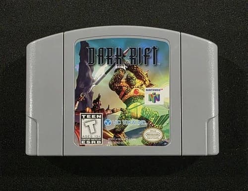 Dark Rift (Nintendo 64, N64, 1997) Authentic & Tested Cartridge