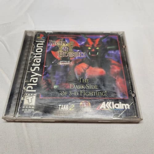 PS1 Advanced Dungeons & Dragons Iron and Blood (Playstation PS1, 1996) CIB