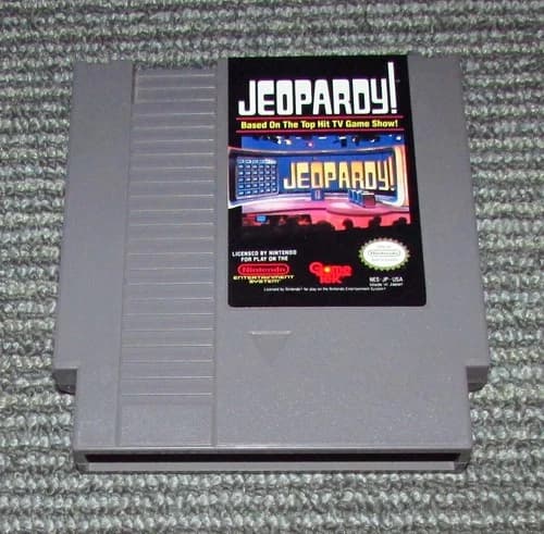 Jeopardy! for Nintendo NES Authentic Fast Free Shipping