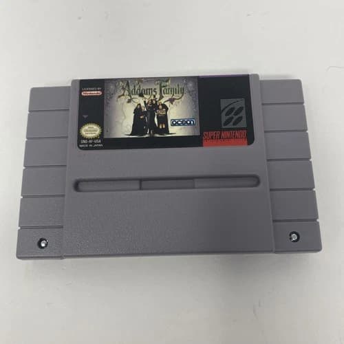 The Addam’s Family Super Nintendo SNES. Working.