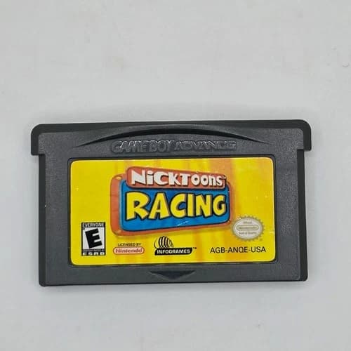 Nicktoons Racing (Nintendo Game Boy Advance, 2001) Authentic GBA Game Cartridge